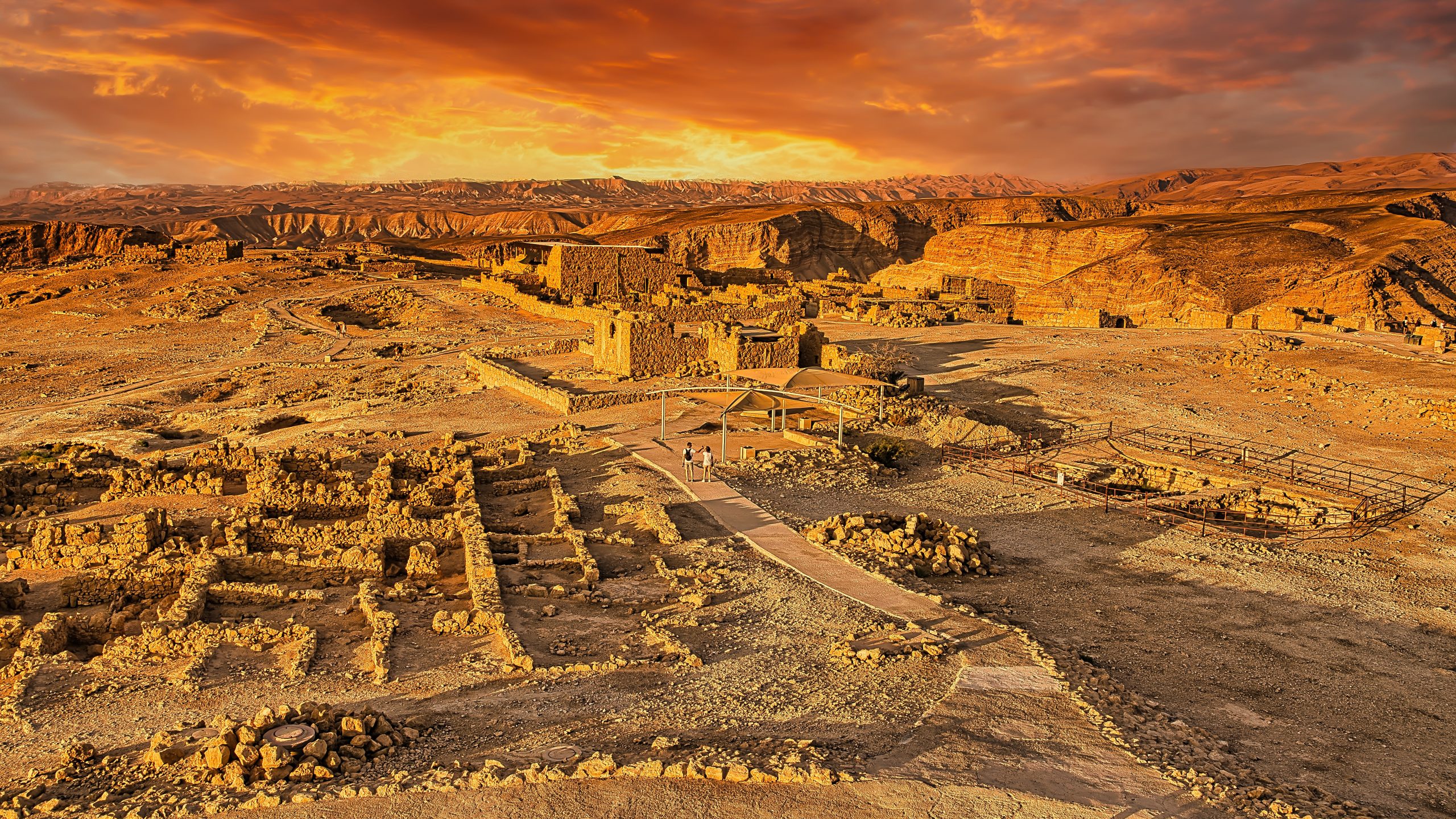 Masada,(massada),Is,One,Onf,Israel's,Most,Popular,Tourist,Attractions: